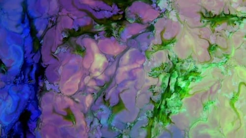 Psychedelic Galactic Paint Texture Background