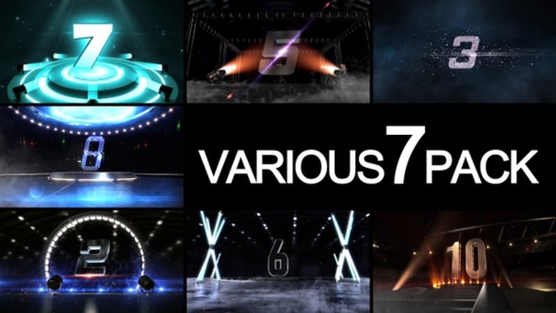 Countdown, Backgrounds Motion Graphics ft. count down & countdown - Envato