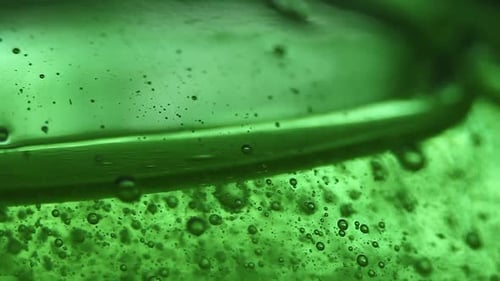 Interessante Fiktion wie grüne Gelblasen