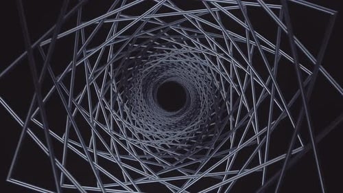 Metal Latticed Spiral Tunnel