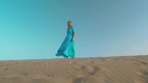 Woman Beginning Free Life