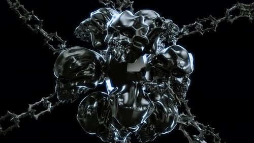 Demonic Shere With Chains VJ Loop