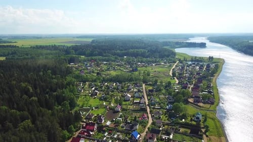 Western Dvina River And The Village Of Barvin Perevoz 05