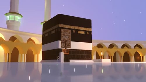Holy Kaaba 3D Animation for Islamic Religious Events