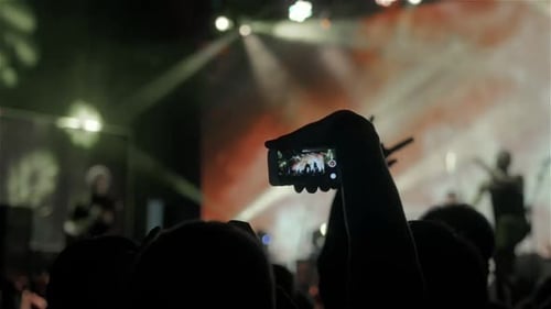 Exciting Live Music Concert at Night