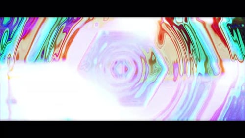 Abstract Colorful Glitch Noise Swirl Background