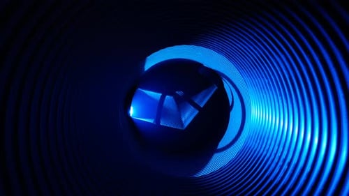 Inside View Of Barrel. Abstraction.