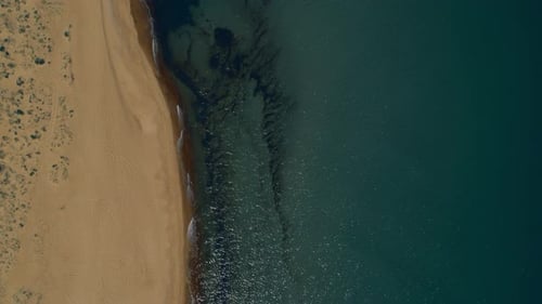 Delightful Sea Coast View with Amazing Blue Ocean Water in Warm Summer Day