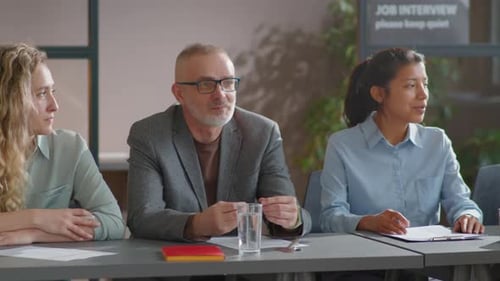 Diverse Business Team Meeting in Office Workplace