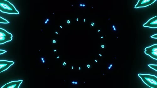 A Flying Kaleidoscope of a Looped Endless Pattern