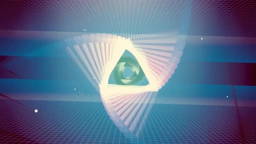 Flying Tunnel Triangle Light Retro 10 HD