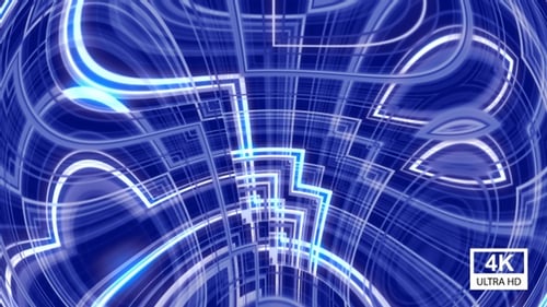 Abstract Zigzag Pattern 4K