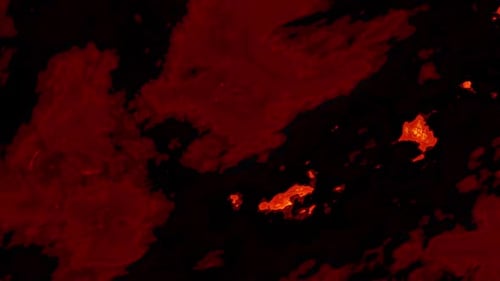 Dynamic Abstract Fire Lava Plasma Background Animation