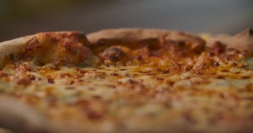 Pizza with Gorgonzola Cheese