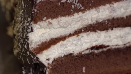 Decadent Chocolate Layer Cake with Fluffy White Frosting