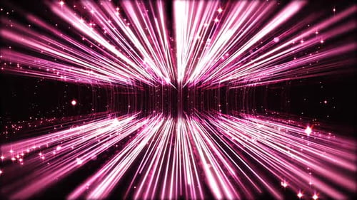 Red Particals Flow Up