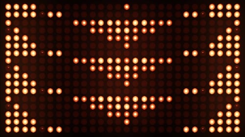Animated Light Grid Display Patterns Loop Background