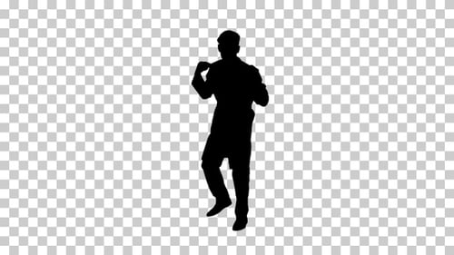 Silhouette Doctor having , Alpha Channel