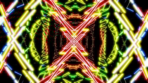 Neon Fantasy Flight Vj Loop Pack