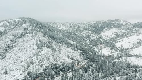 Aerial Winter Landscape