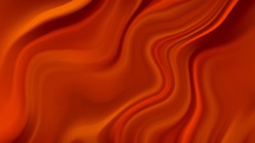 Orange Smooth Liquid Waves