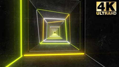 Colorful Neon Tunnel Pack 4k
