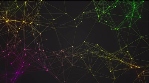 Dynamic Abstract Plexus Network Background Loop