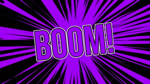 Boom! Text Animation Background V5