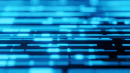 Glühende helle Leiterplatte der digitalen Transformation abstrakte Bewegung im Computernetzwerk-Hintergrund