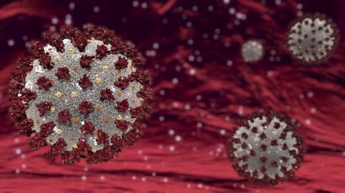 Realistisches 3D des Coronavirus 2019