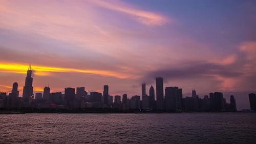 4K Chicago Cityscape