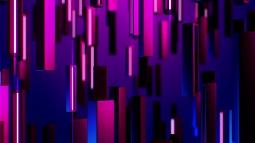 Visual Neon Lights Background