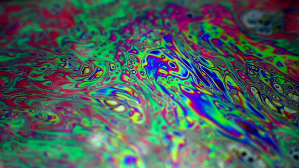 Cover for Abstract Colorful Fluid Background of Vibrant Neon Colors and Patterns