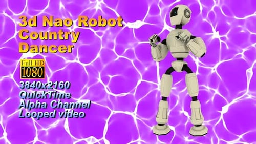 3d Neo Robot Humanoid Chromakey