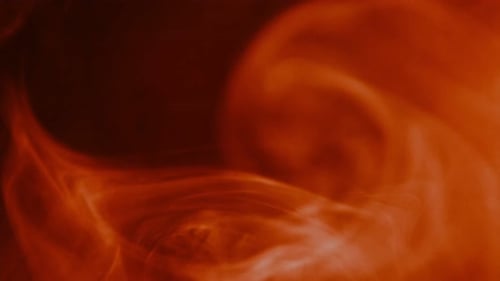 Abstract Red Orange Fluid Motion Background