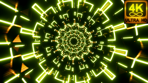 Trippy Bloom Psychedelic Wave Sacred Geometry Seamless Loop Vj 4k
