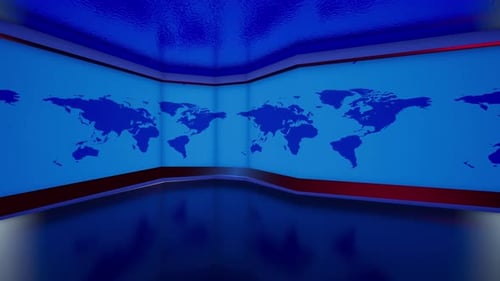 Virtual Set Studio For Chroma Footage