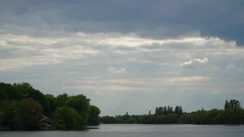 Sun Rays In The Clouds