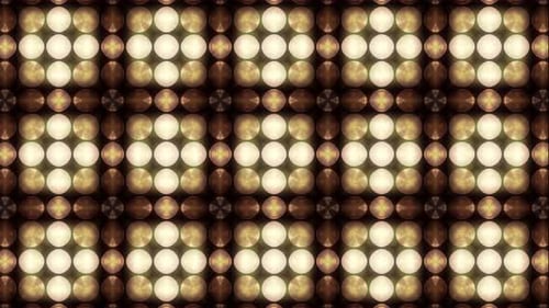 Pulsating Geometric Circle Lights Animation Background