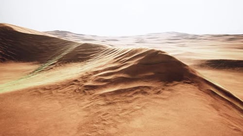 Große Sanddüne in der Sahara-Wüstenlandschaft