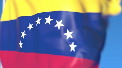 Realistic Waving Venezuelan Flag for National Identity and Corporate Projects
