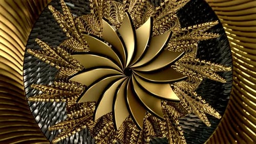 Mandala Art Background Loop