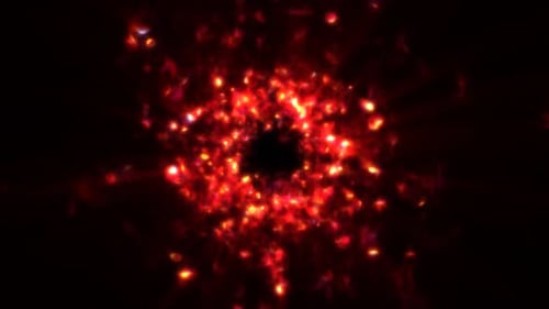 Glowing Hot Accretion Disk Orbiting Around Supermassive Black Hole - 4K