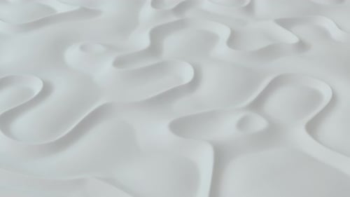 Abstract Fluid White Waves Flowing Loop Background