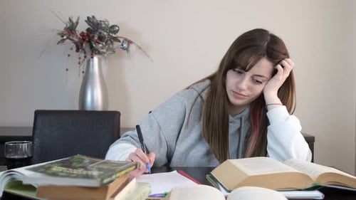 Unmotivated Girl Lingering
