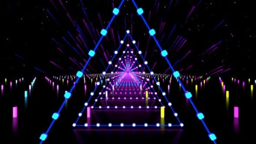 Retro Dreieck-Licht