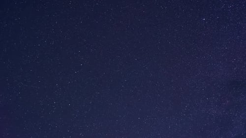 Night Sky Time-Lapse of Ethereal Stars