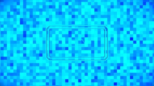 Modern Animated Geometric Frames and Digital Borders
