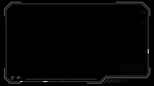 Futuristic HUD Frame Interface Animation