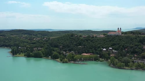 Amazing Cityscape Of Tihany In Hungary